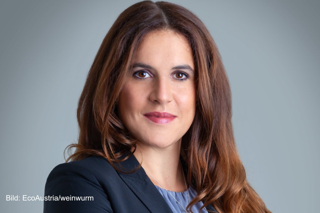 Portrait von Monika Köppl-Turyna von EcoAustria. Interview über Digitalisierung.