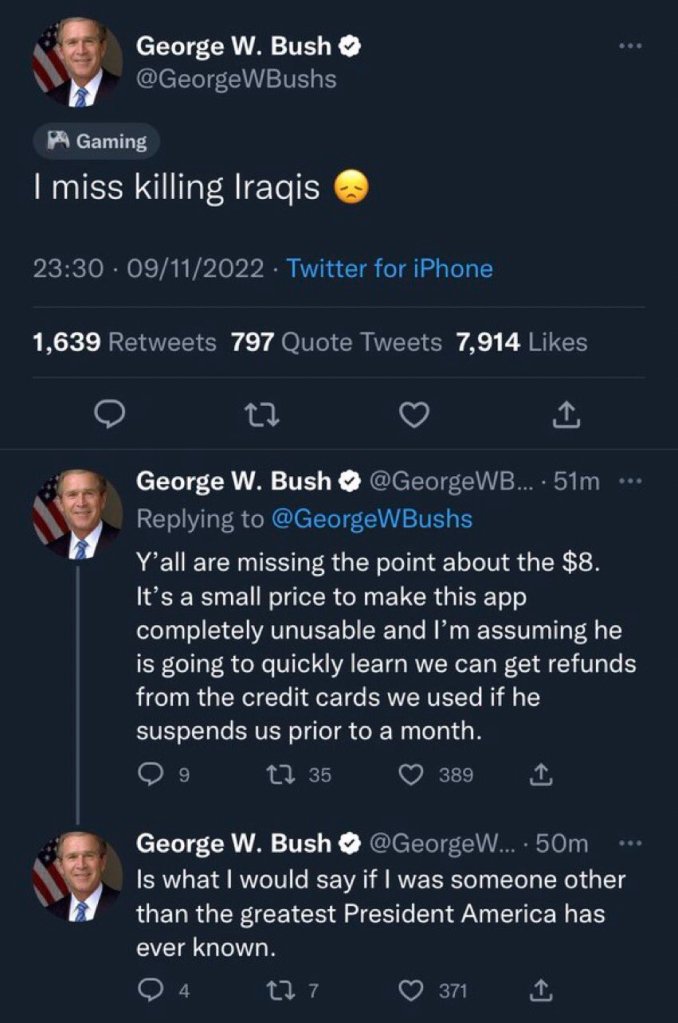 Witzige Tweets von verifizierten Accounts auf Twitter, nachdem Elon Musk das Unternehmen gekauft hat.