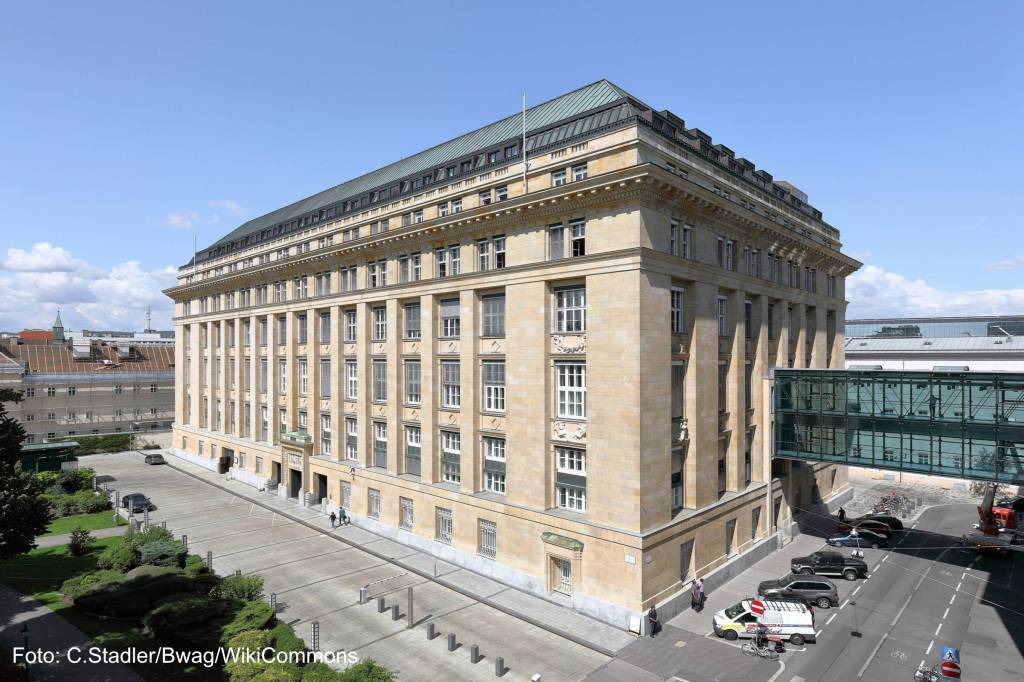 Hauptsitzer der Österreichischen NAtionalbank in Wien am Alsergrund.